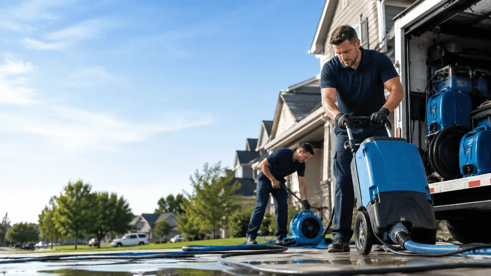 Dehumidification being performed in Stahlstown, PA